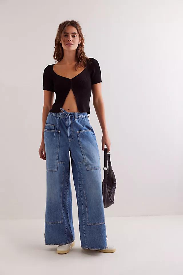 CRVY Outlaw Wide-Leg Jeans Product Image