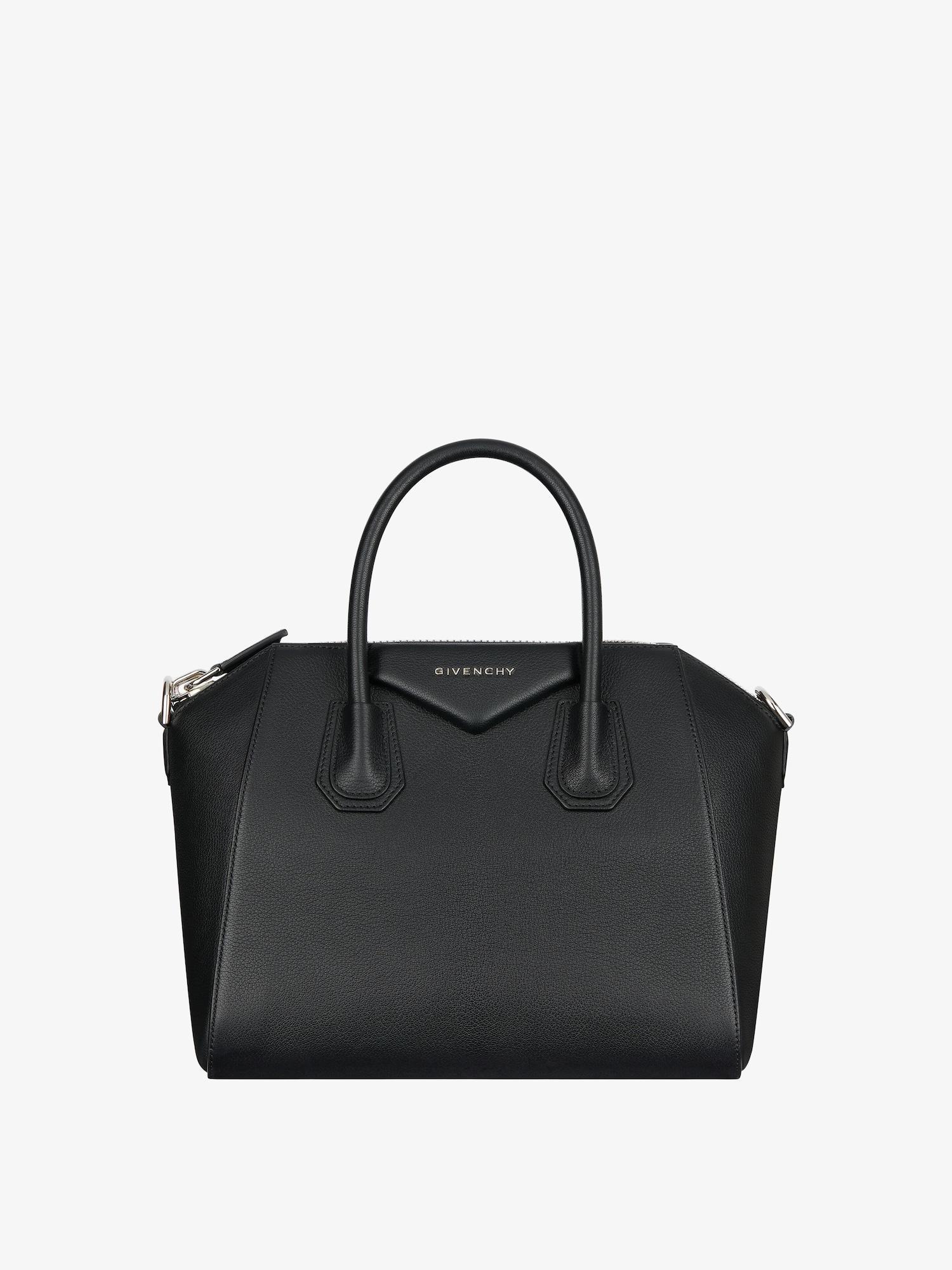 Mini Antigona bag in grained leather Product Image