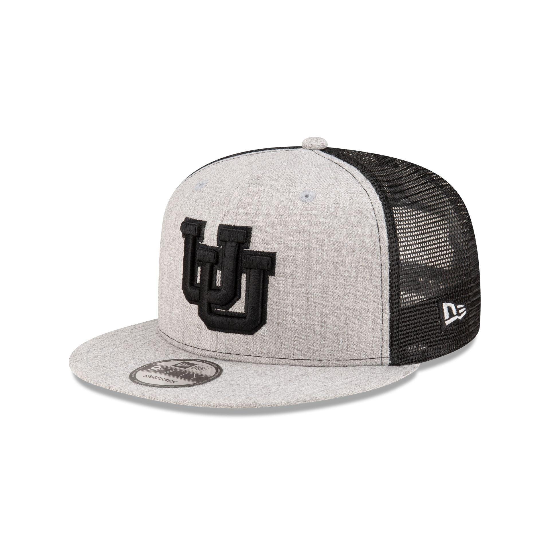 Utah Utes Gray 9FIFTY Snapback Hat Male Product Image