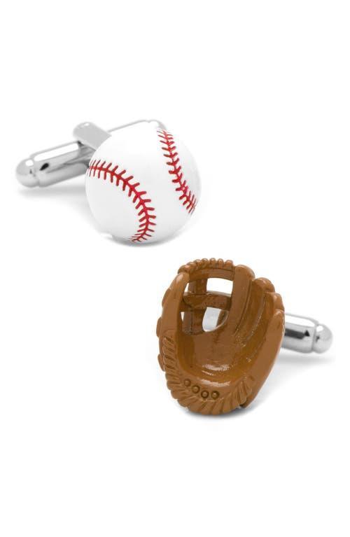 Cufflinks, Inc. Baseball & Glove Cuff Links Product Image