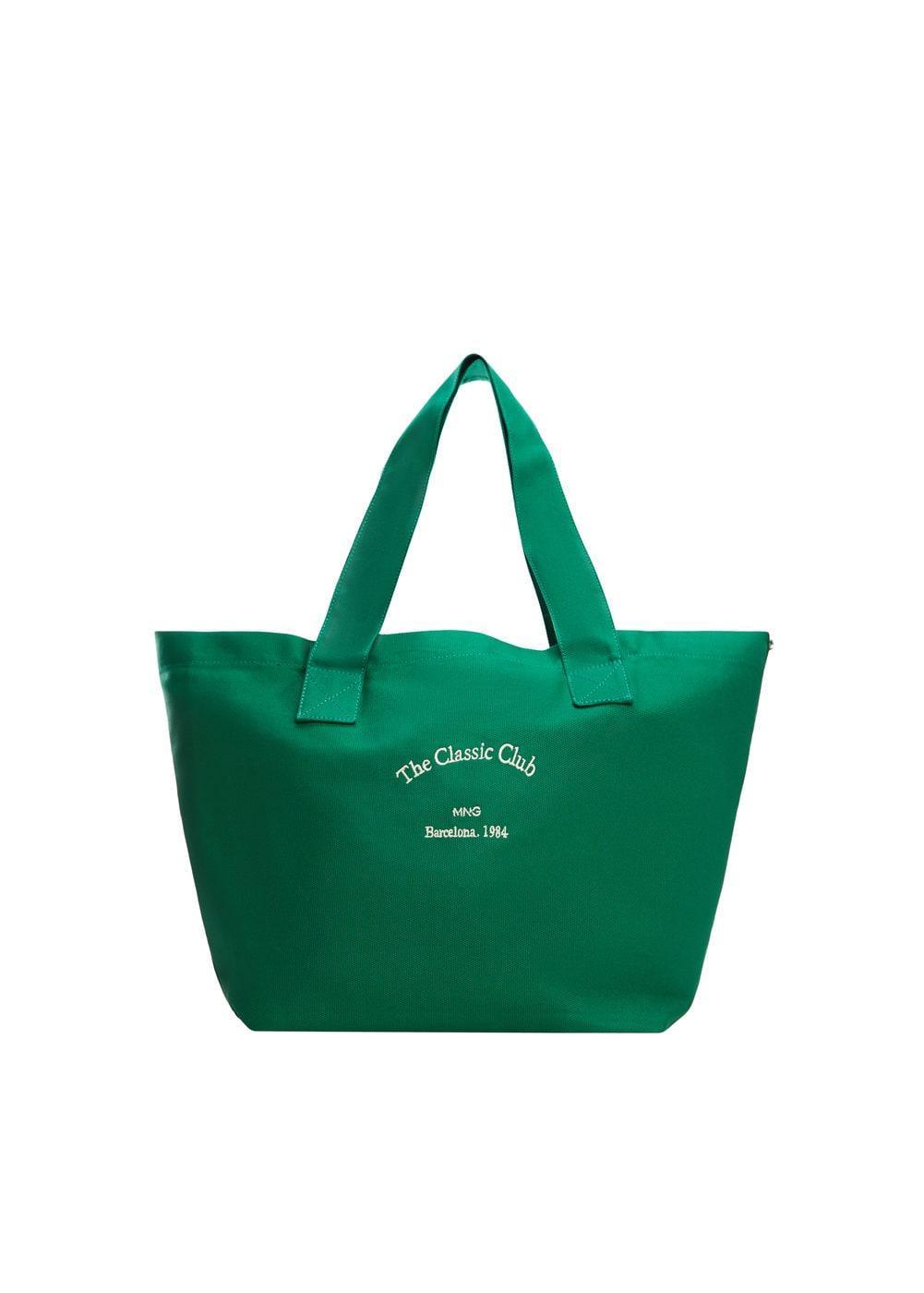 MANGO - Cotton shopper bag - One size - Women Product Image