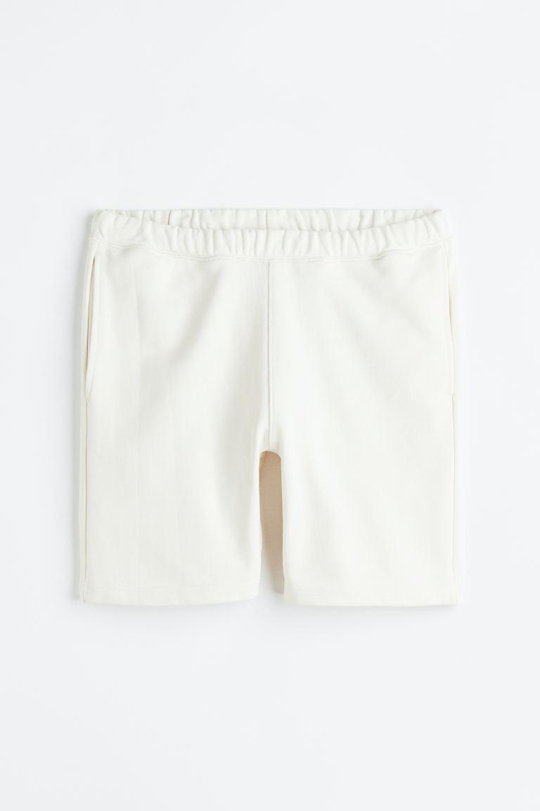 Relaxed Fit Cotton Jogger Shorts Product Image