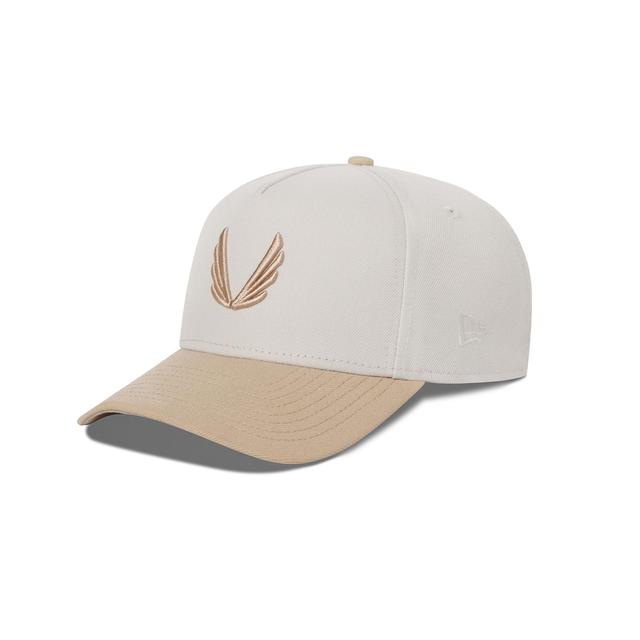 New Era 9Forty A-Frame Hat - Stone/Beige Two Tone Product Image