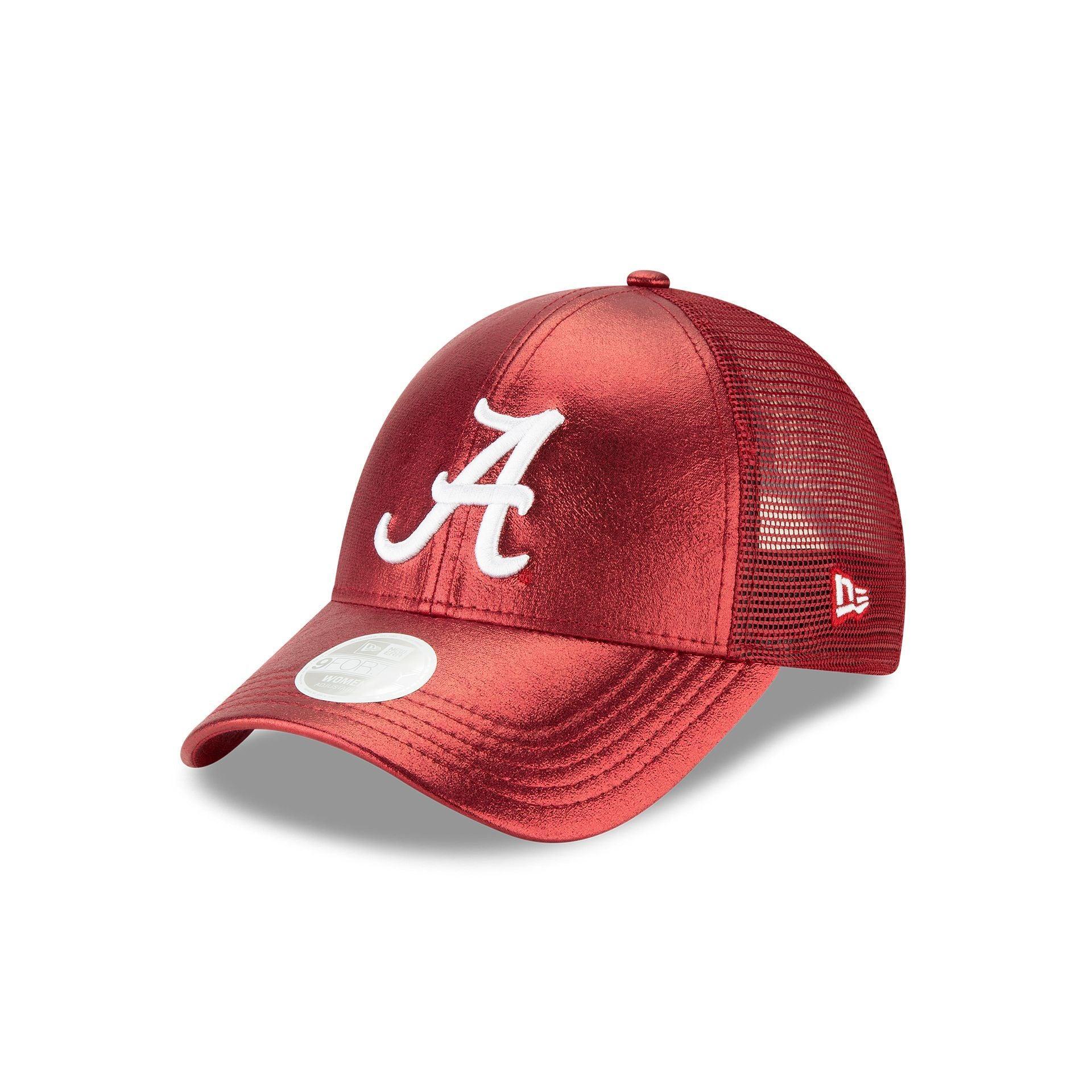 Alabama Crimson Tide Women's Holographic 9FORTY Trucker Hat Female Product Image