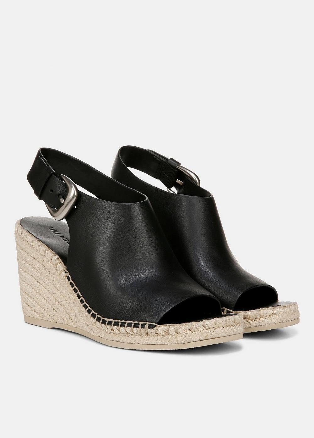 Gabriela Leather Wedge Espadrille Sandal Product Image