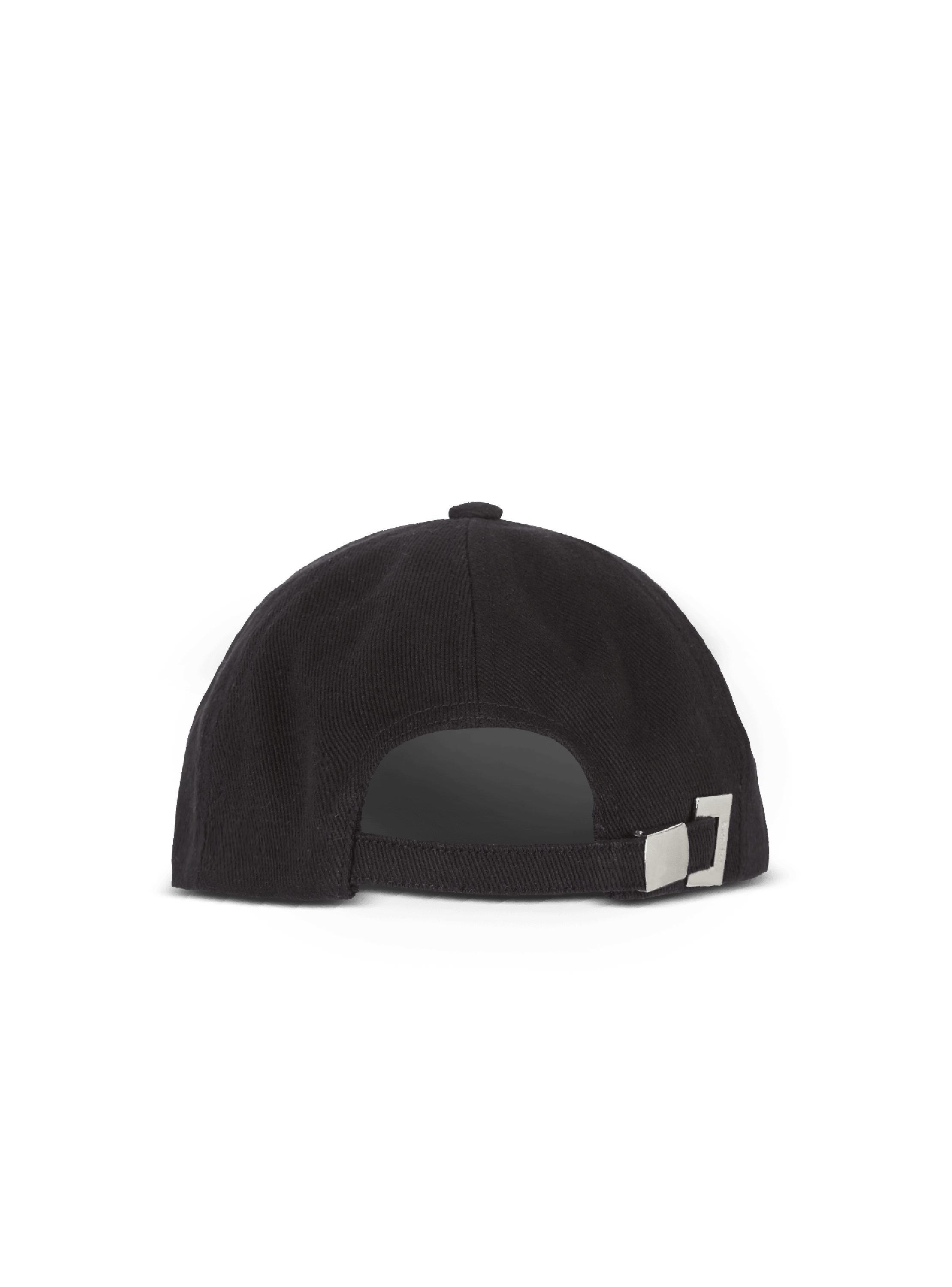 Cotton cap with Balmain Signature embroidery Product Image