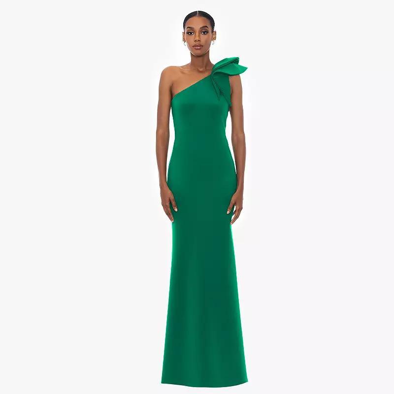 Womens BA Nites Ruffle Shoulder Gown Product Image