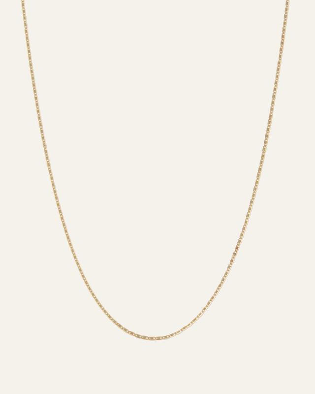 14K Gold Petite Valentino Chain Necklace Product Image