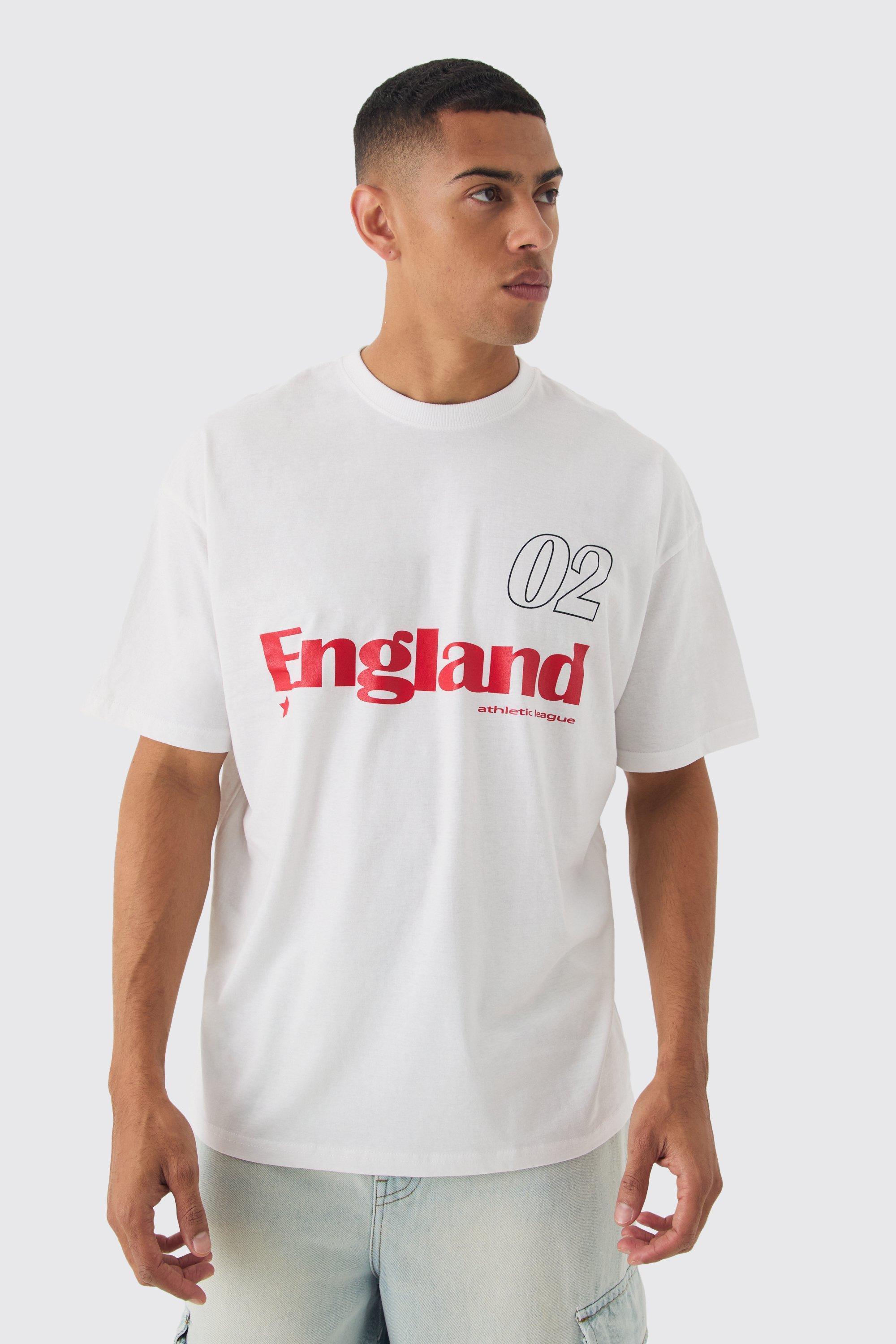 Oversized England T-shirt | boohooMAN USA Product Image