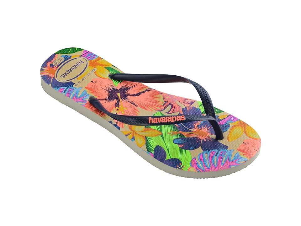 Havaianas Slim Floral Neon Sandals Women's Sandals Product Image