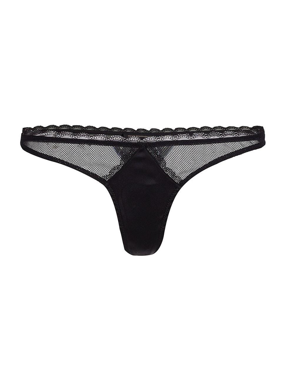 Womens Sirene Mesh Thong Product Image