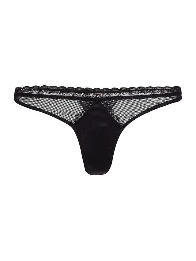 Womens Sirene Mesh Thong Product Image