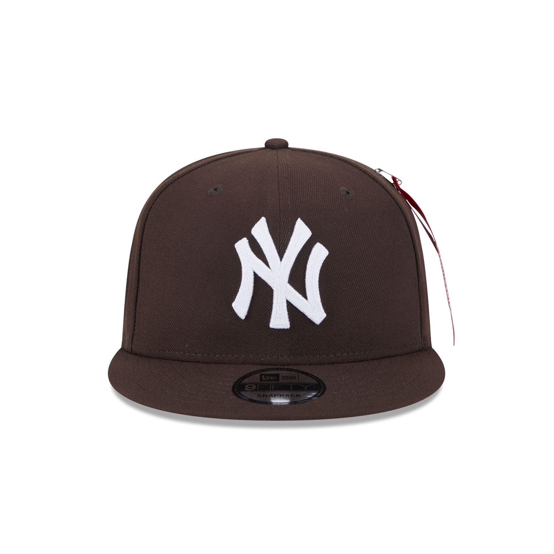 Alpha Industries x New York Yankees Brown 9FIFTY Snapback Hat Male Product Image