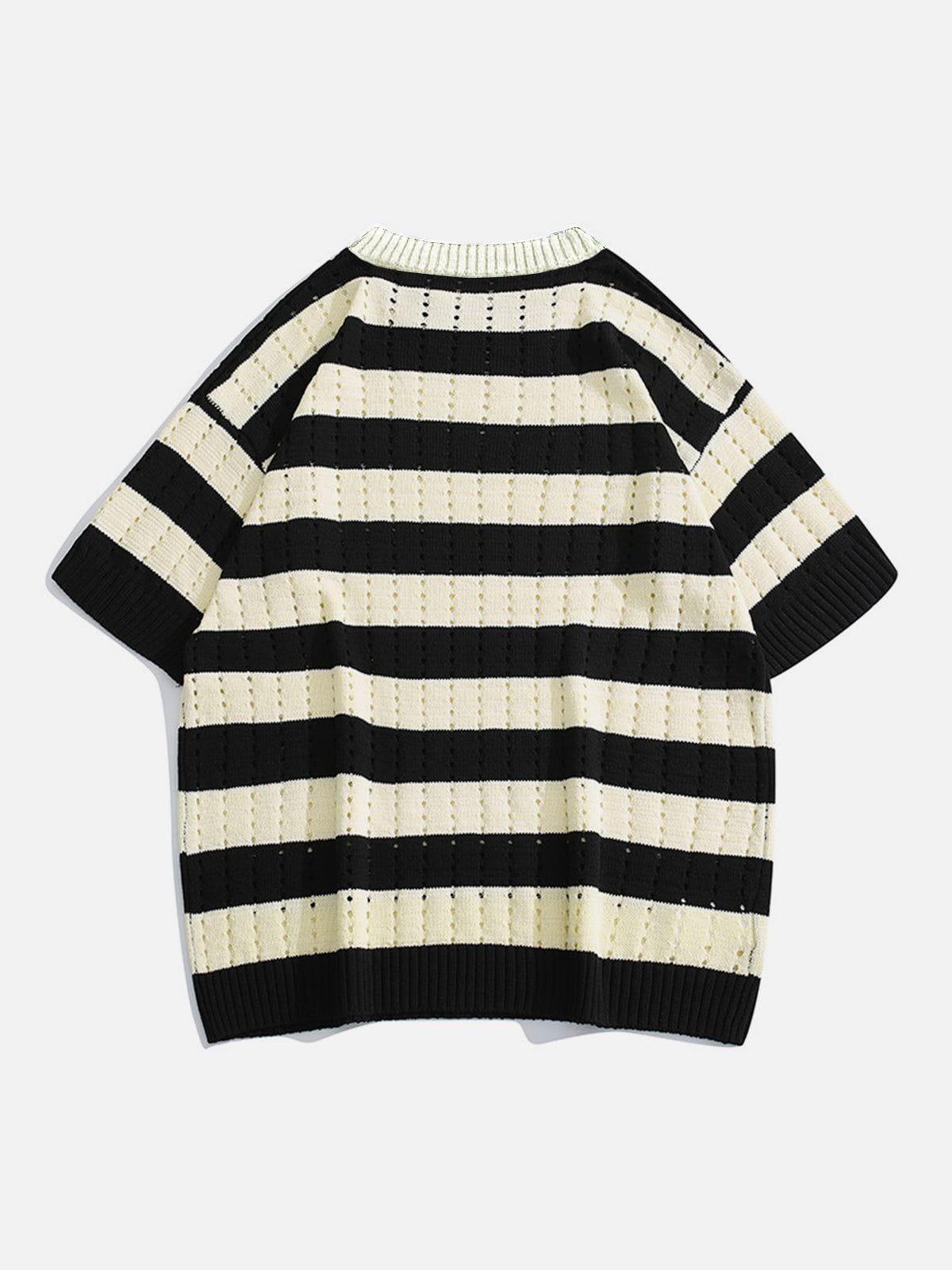 Aelfric Eden Thick Stripe Cut-Out Tee Product Image