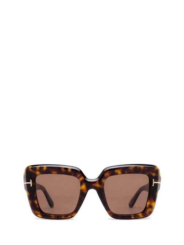 TOM FORD Eyewear Esme Oversized Frame Sunglasses In Multi Product Image