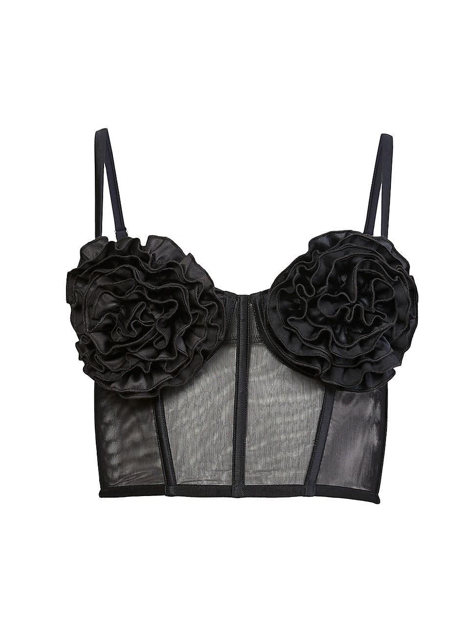 Womens Fleur du Mal x Marilyn Monroe Rose Cup Cropped Bustier Product Image