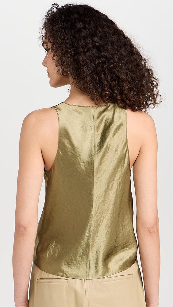 Vince Crossover V Neck Tank | Shopbop Product Image