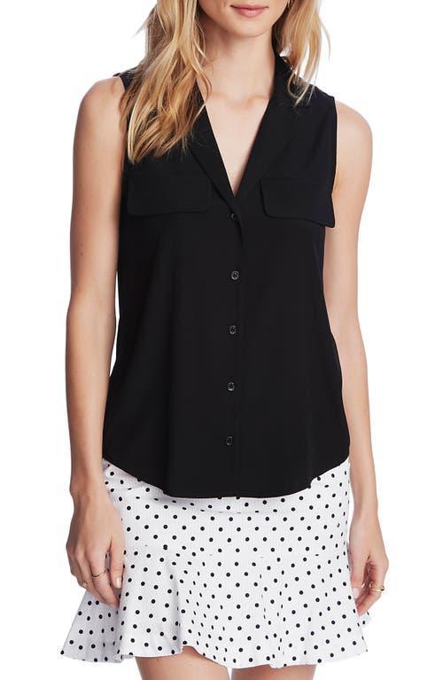 Court & Rowe Womens Sleeveless Button-Down Blouse Product Image