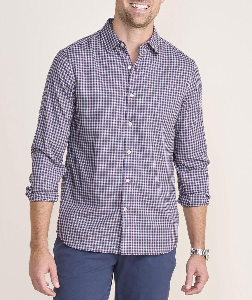 On-The-Go Brushed Twill Check Shirt Product Image