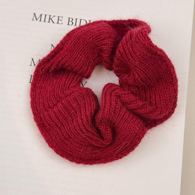 Plain Knitted Scrunchie Product Image