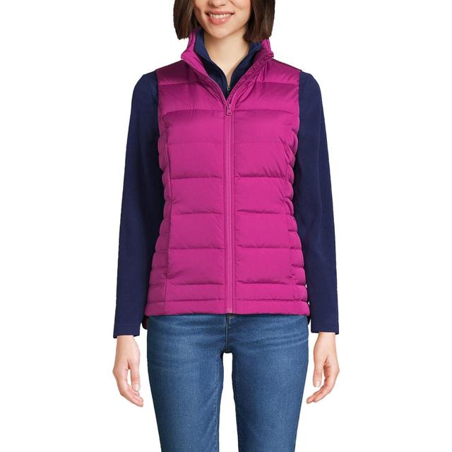 Womens Lands End Down Puffer Vest Product Image