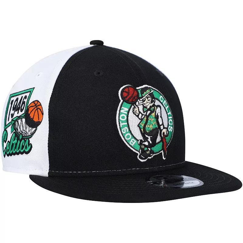 Mens New Era Boston Celtics Pop Panels 9FIFTY Snapback Hat Product Image