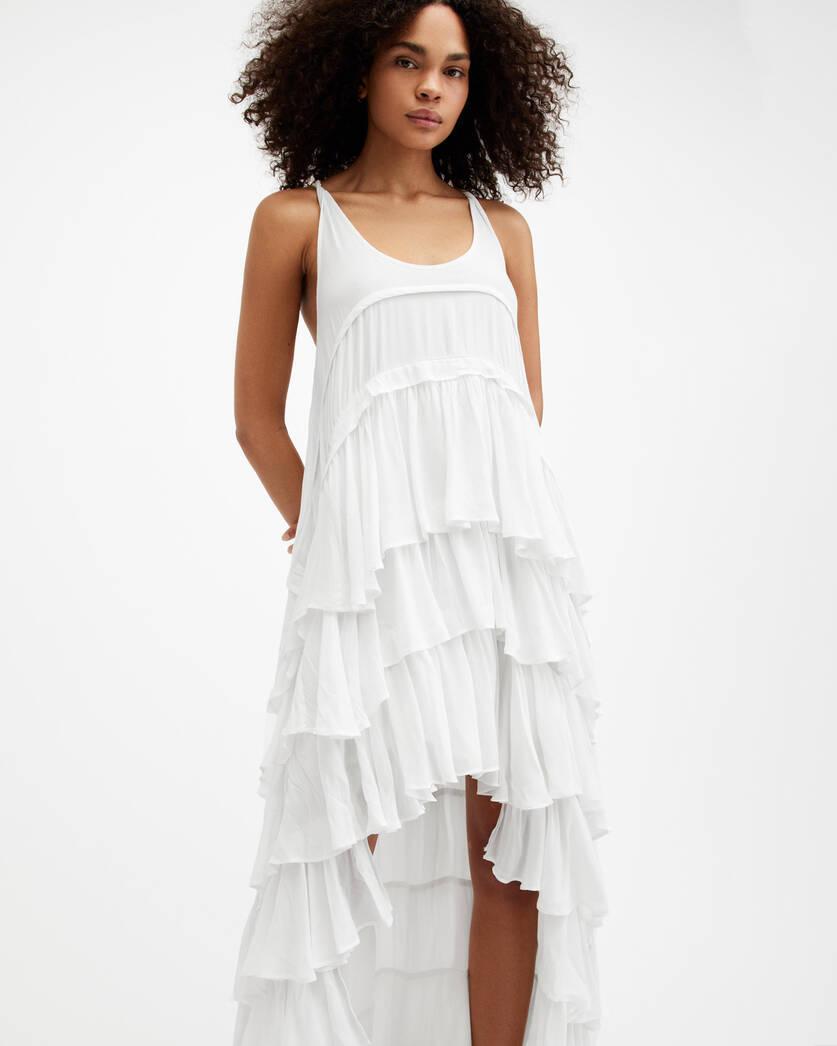 Cavarly Tiered Ruffle Maxi Dress Product Image