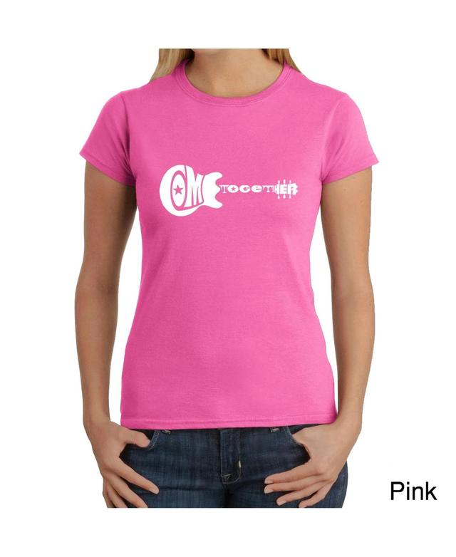 Womens Word Art T-Shirt - Come Together Product Image