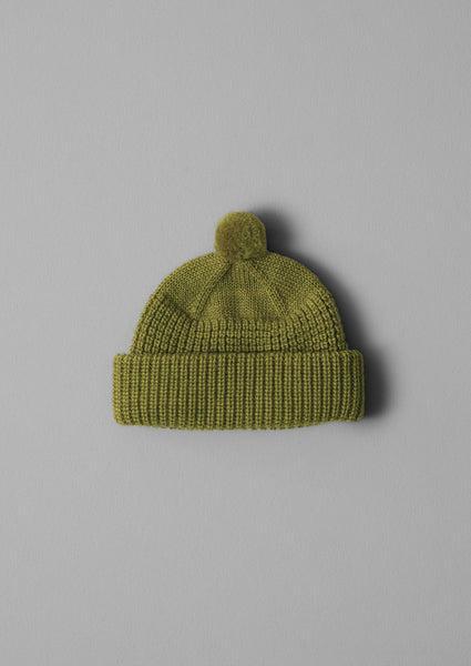 Waffle Stitch Wool Beanie | Pear Product Image