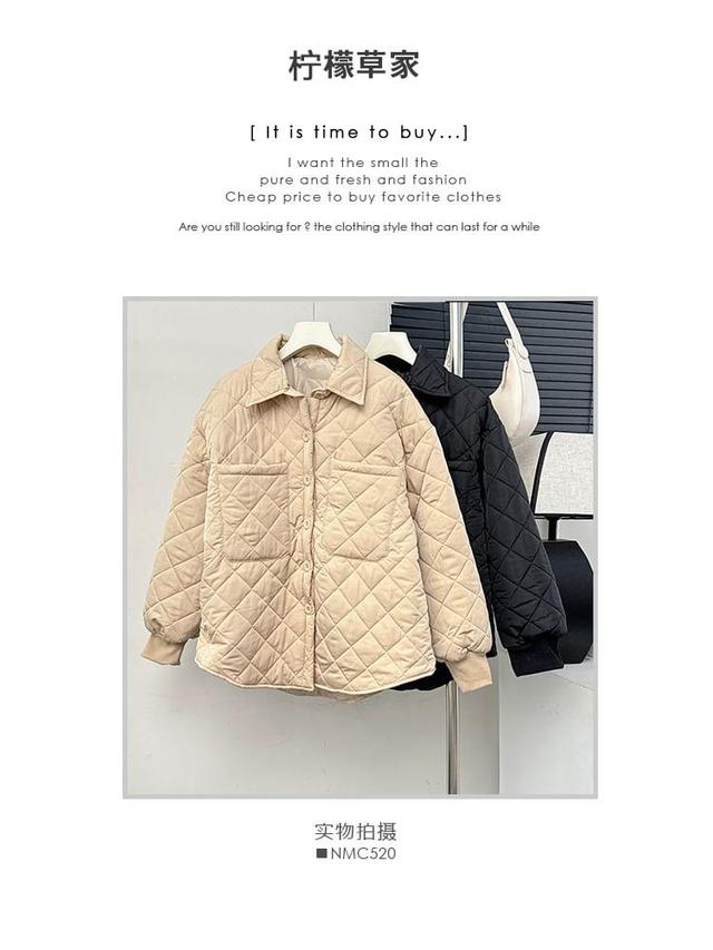 Diamond-Quilted Puffer Jacket Product Image