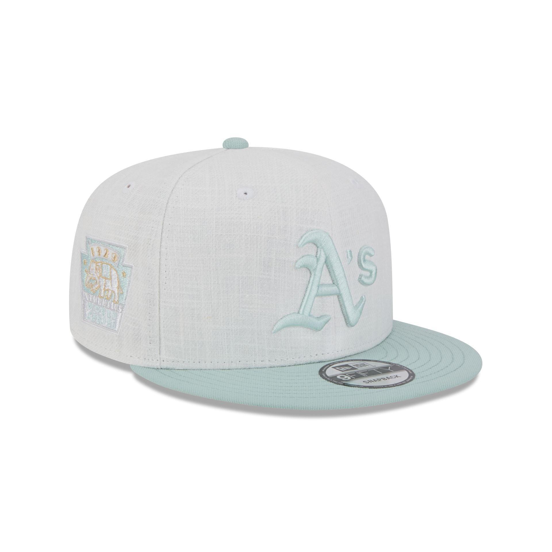 Oakland Athletics Minty Breeze Logo Select 9FIFTY Snapback Hat Male Product Image