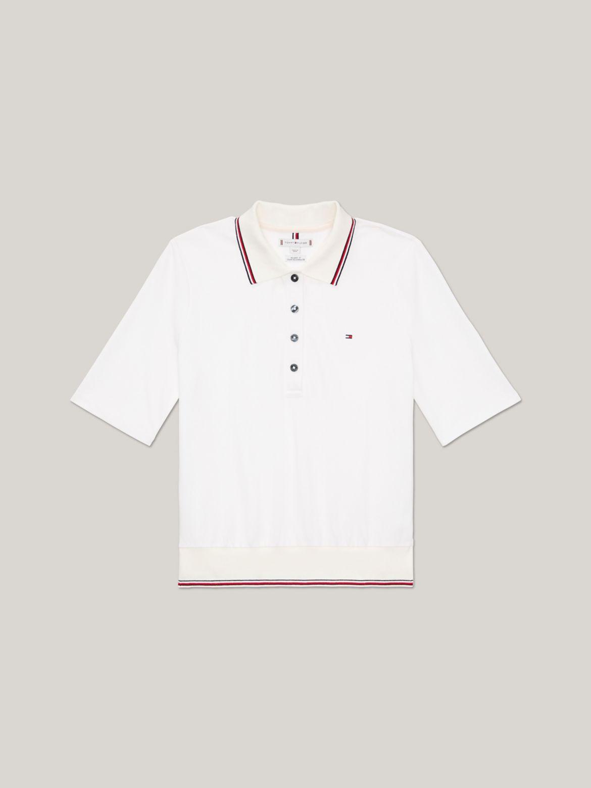 Tommy Hilfiger Women's Regular Fit Tipped Polo product image