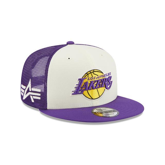 Alpha Industries X Los Angeles Lakers 9FIFTY Snapback Hat Male Product Image