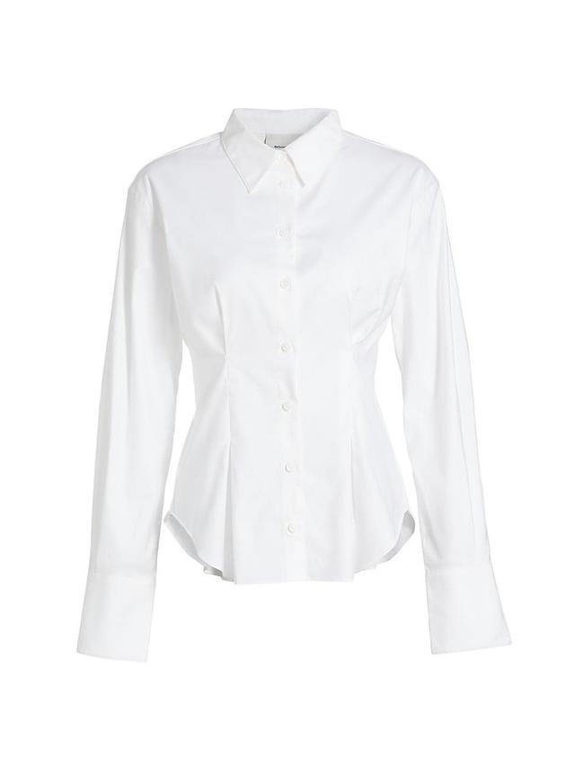 Womens Becker Cotton Poplin Button-Down Shirt Product Image