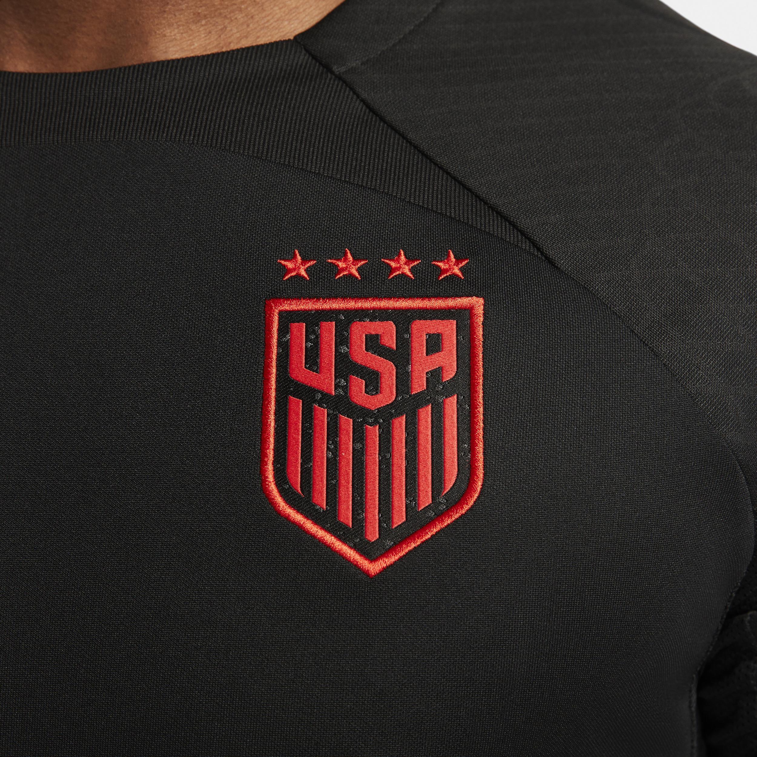 Mens Nike Black Uswnt Strike Raglan Performance Jersey - Black Product Image