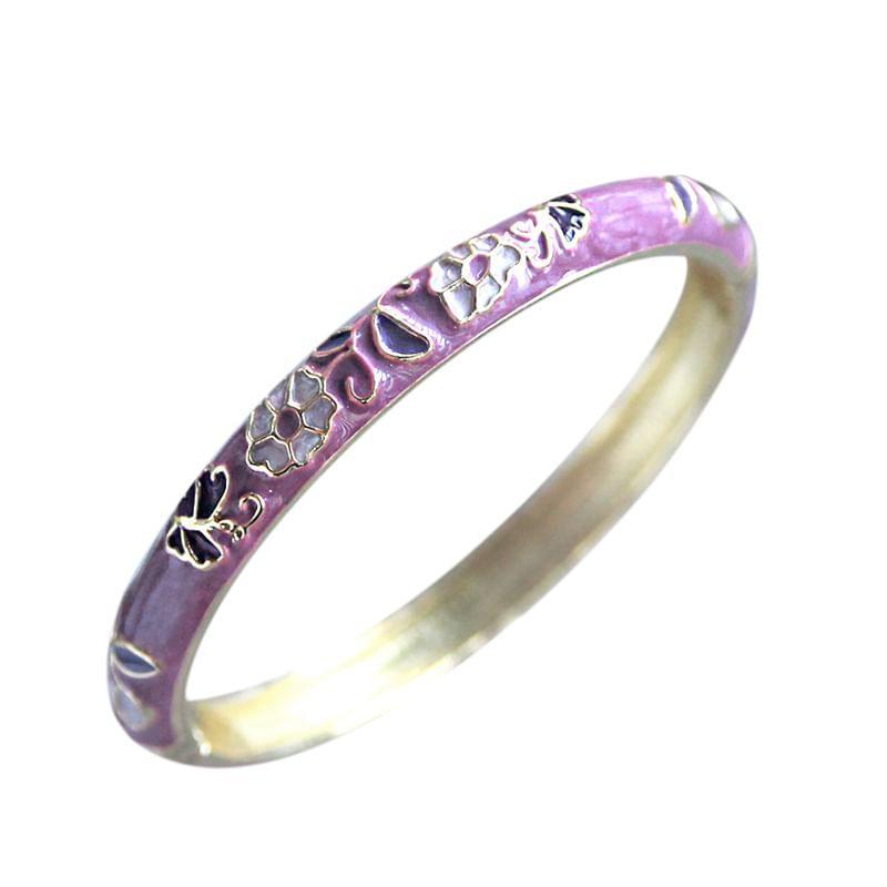 Metal Floral Bangle Product Image