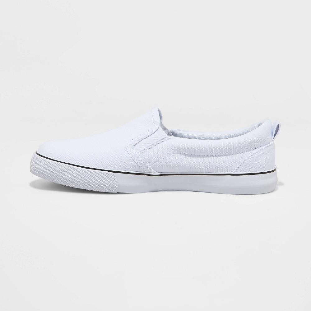 Womens Millie Twin Gore Slip-On Sneakers - A New Day White 10 Product Image