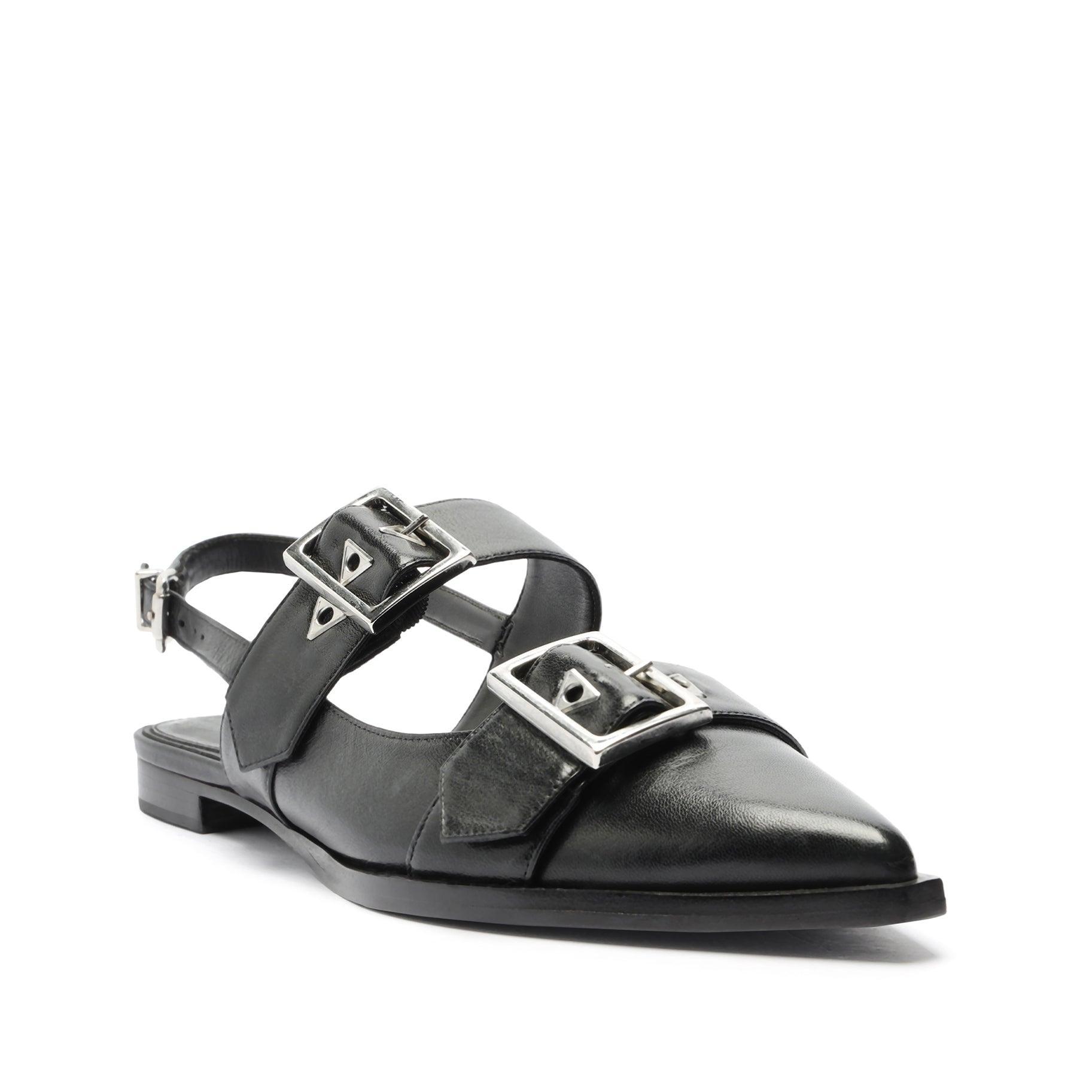 Darla Sling Leather Flat Female Product Image