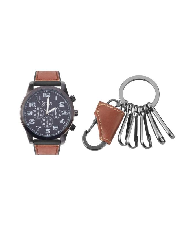 Mens American Exchange Gunmetal Watch Set - 9717U-42-G17 Product Image