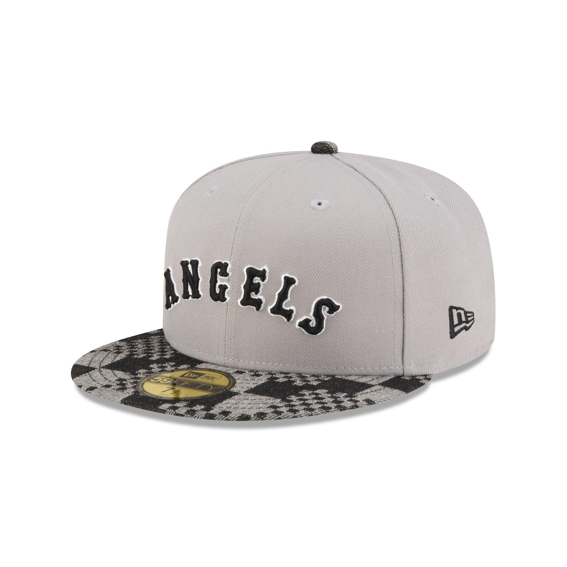 Los Angeles Angels Pattern Denim 59FIFTY Fitted Hat Male Product Image