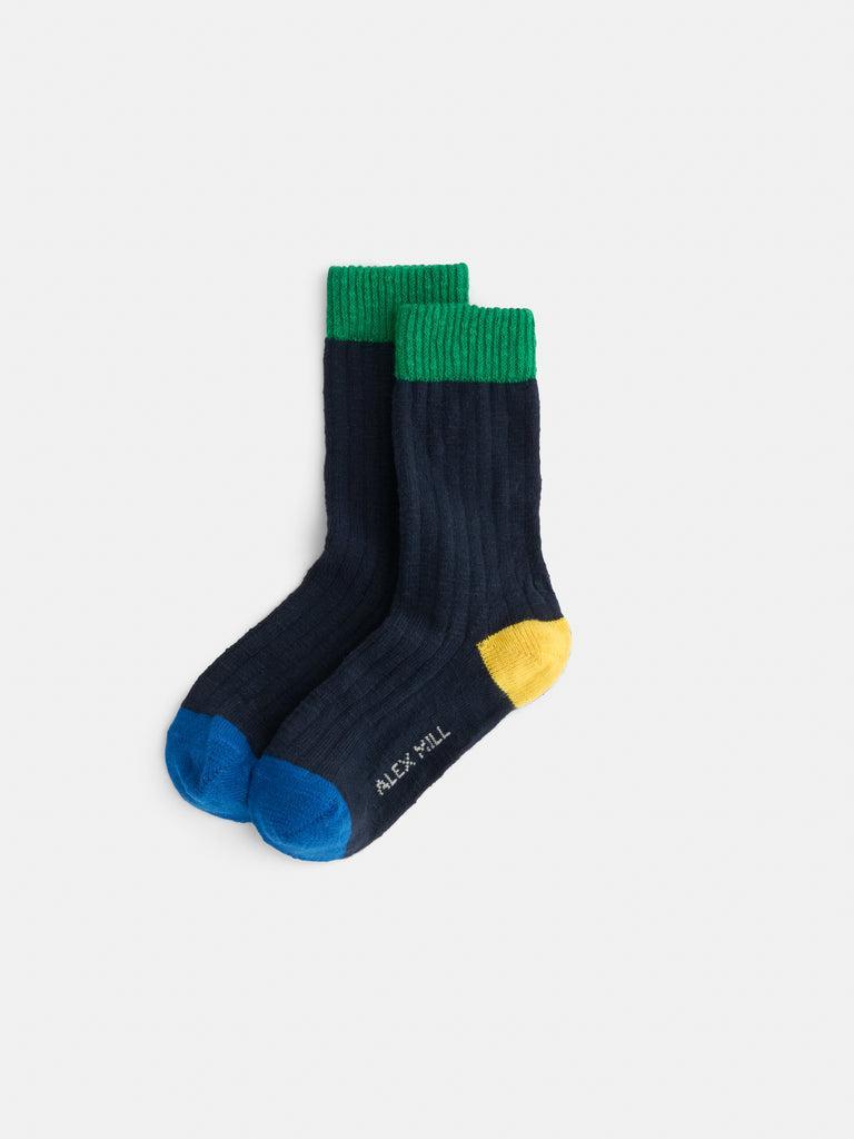 Alex Mill Cotton Colorblock Socks Product Image