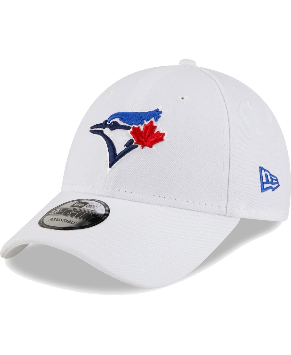 Mens New Era White Toronto Blue Jays League Ii 9FORTY Adjustable Hat Product Image