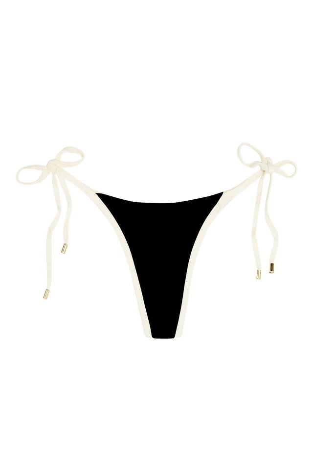 Palma Thong - Black/Ivory Product Image