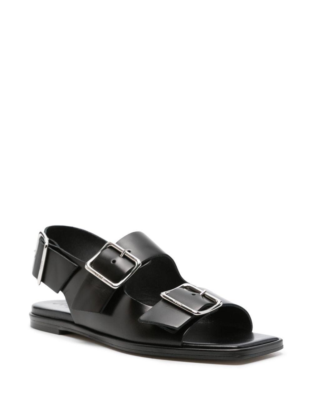 Thekla Leather Sandals In Black Product Image