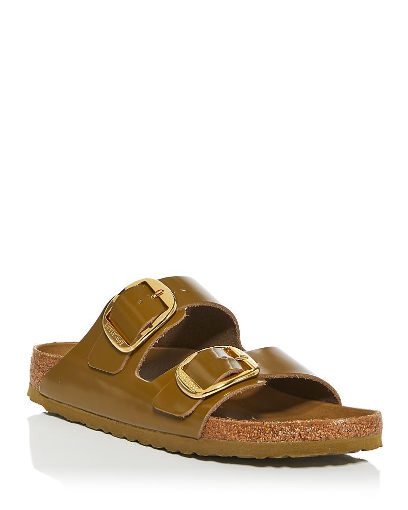 Birkenstock Womens Arizona High Shine Big Buckle Slide Sandals Product Image