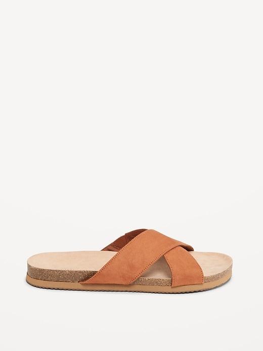 Cross-Strap Cork Sandals Product Image