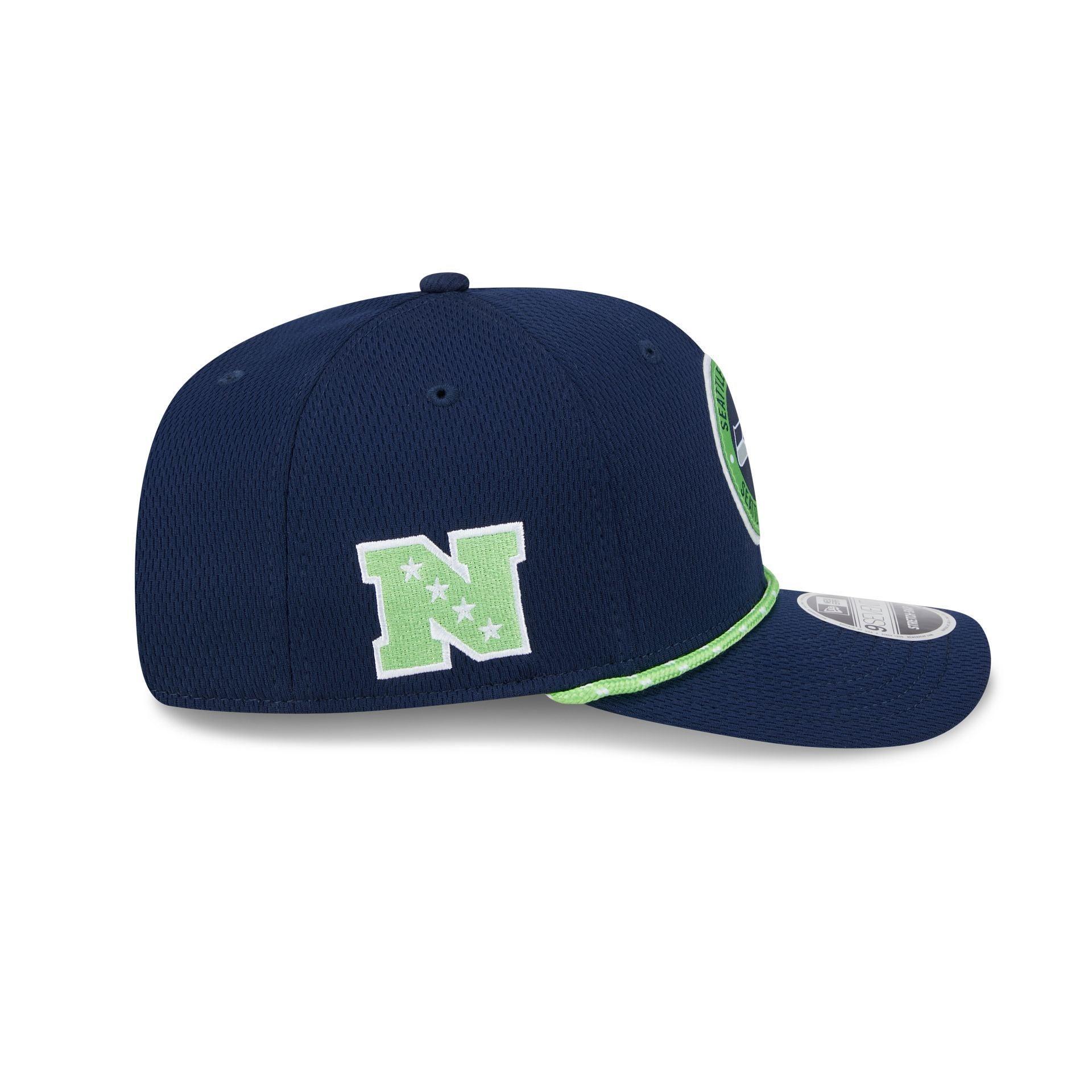 Seattle Seahawks 2024 Sideline 9SEVENTY Stretch-Snap Hat Male Product Image