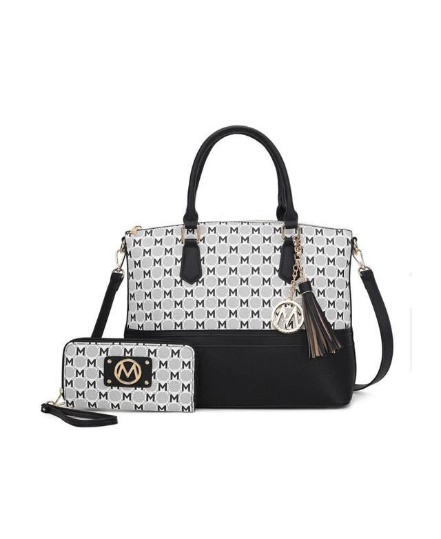 Mkf Collection Saylor M Print Women s Tote Bag with matching Wristlet Wallet by Mia K Product Image