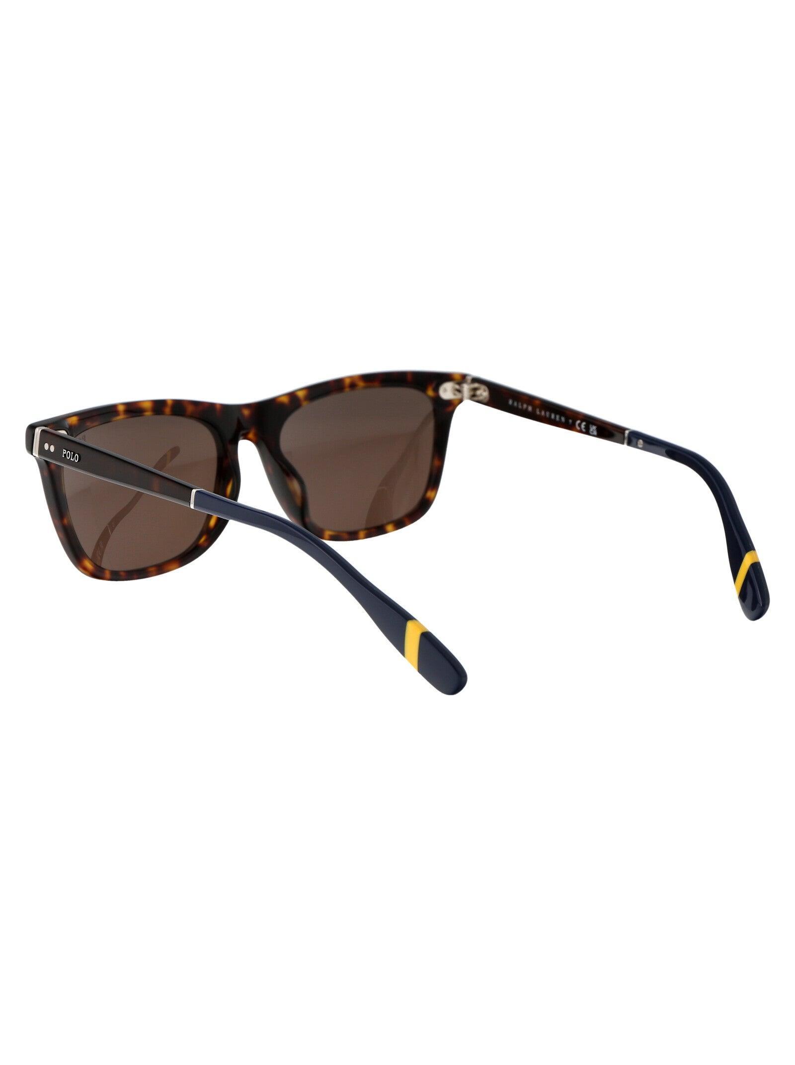 POLO RALPH LAUREN 0ph4205u Sunglasses In 500373 Shiny Dark Havana Product Image