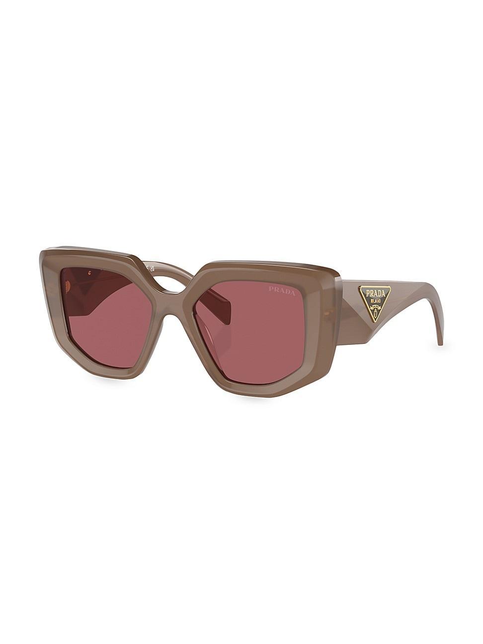 Prada 50mm Geometric Sunglasses Product Image